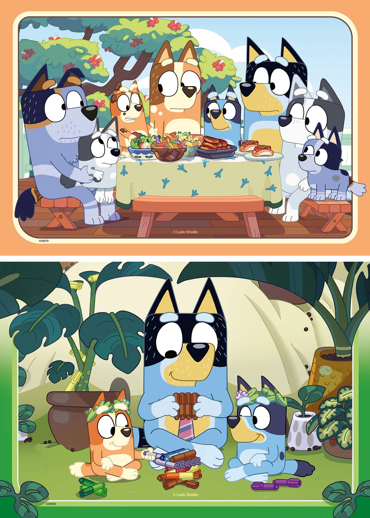 Ravensburger Bluey Puzzle 2x24p