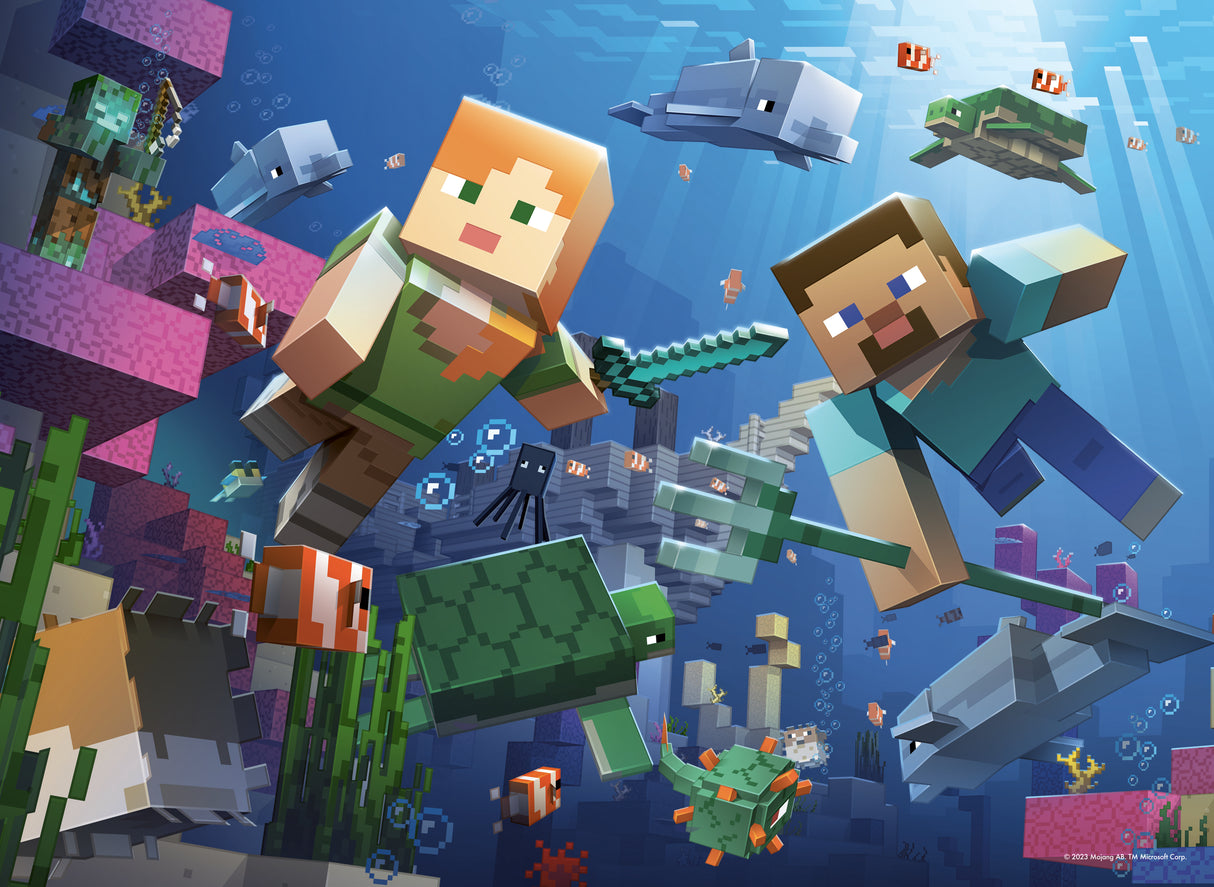 Ravensburger Minecraft Bumper Pack 4x100p