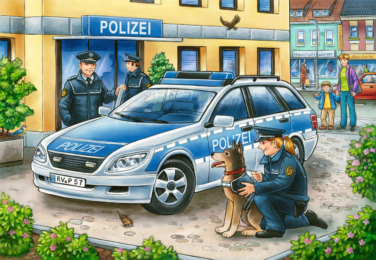 Ravensburger Police and Firefighters Jigsaw Puzzle 2x12 Pieces