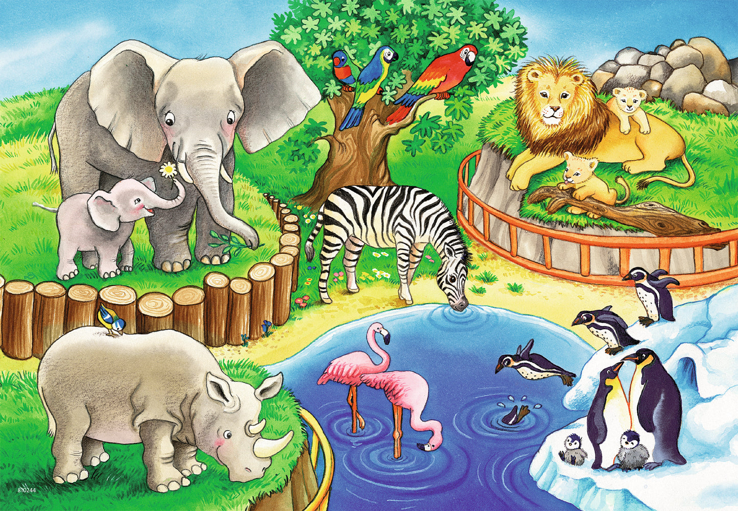 Ravensburger Animals In The Zoo Puzzle