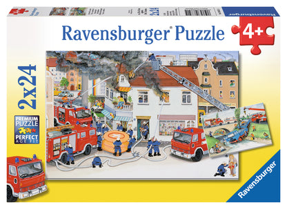 Ravensburger Busy Fire Brigade Puzzle 2x24p