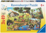 Ravensburger Forest Zoo & Pets Puzzle 3x49