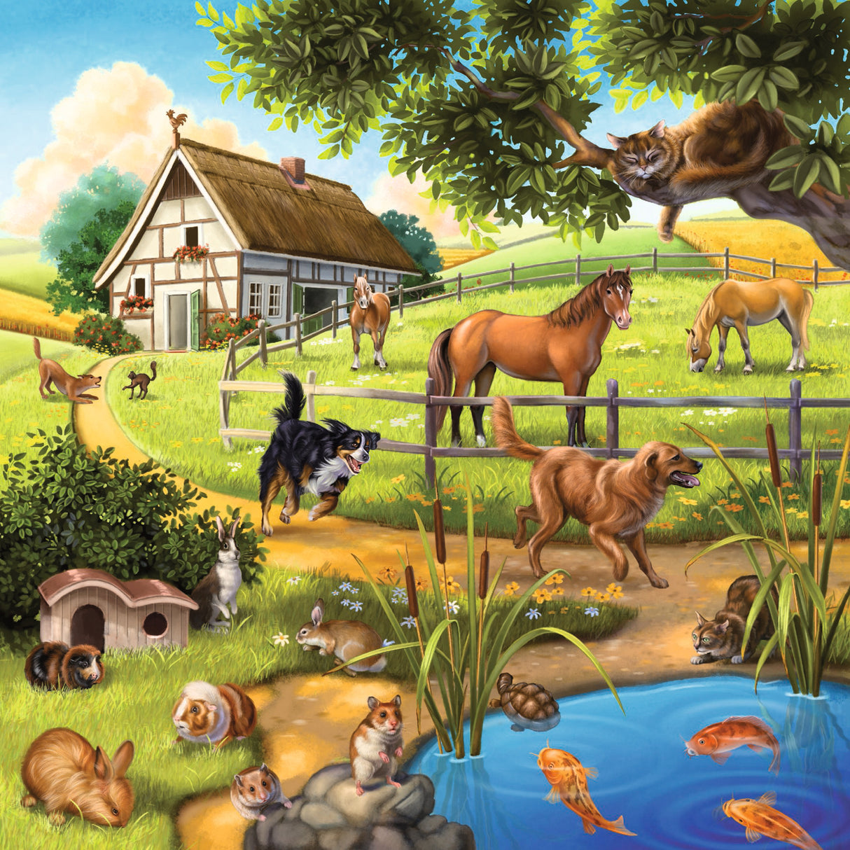 Ravensburger Forest Zoo & Pets Puzzle 3x49