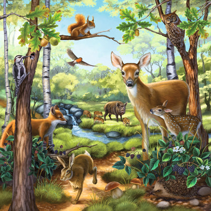Ravensburger Forest Zoo & Pets Puzzle 3x49