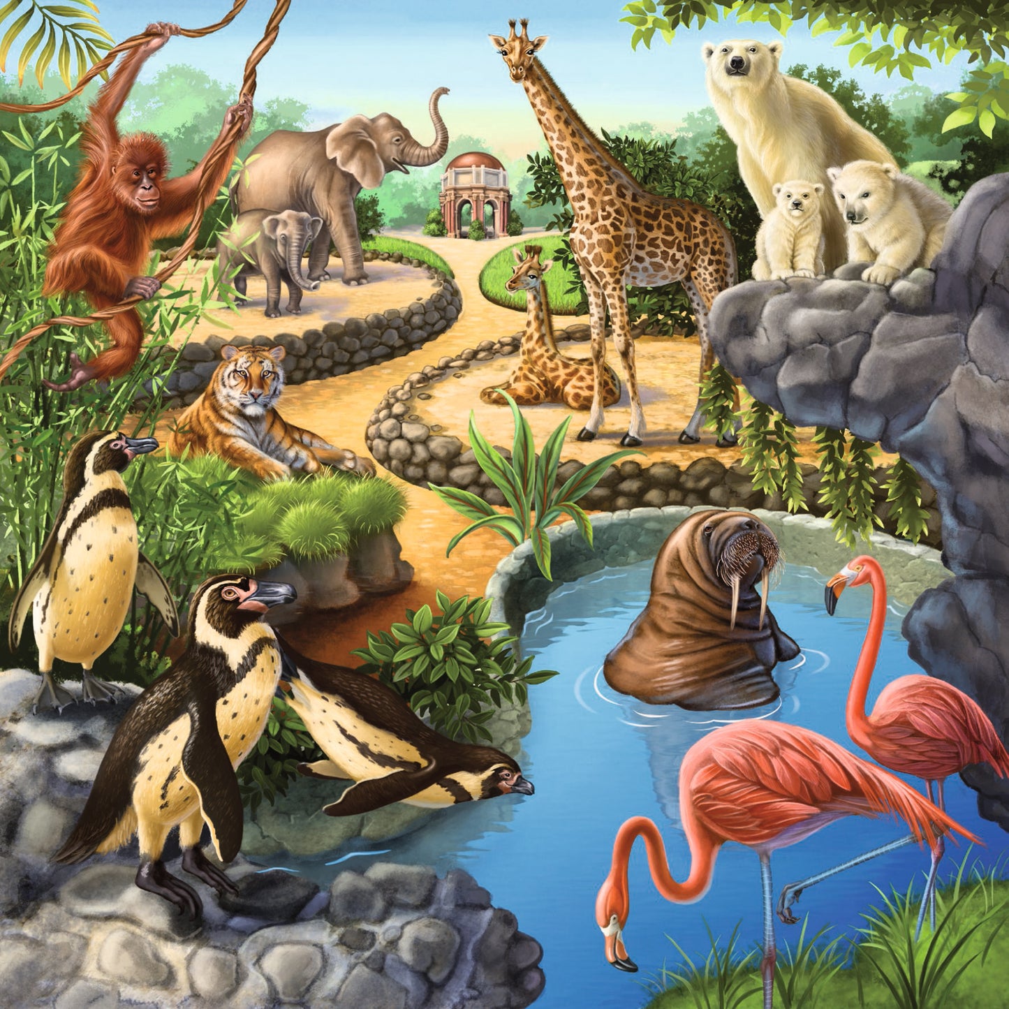 Ravensburger Forest Zoo & Pets Puzzle 3x49