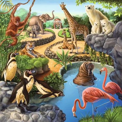 Ravensburger Forest Zoo & Pets Puzzle 3x49