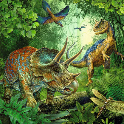 Ravensburger Dinosaur Fascination Jigsaw Puzzle 3x49 Pieces