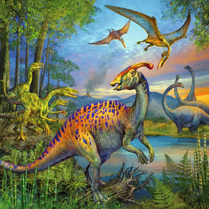 Ravensburger Dinosaur Fascination Jigsaw Puzzle 3x49 Pieces