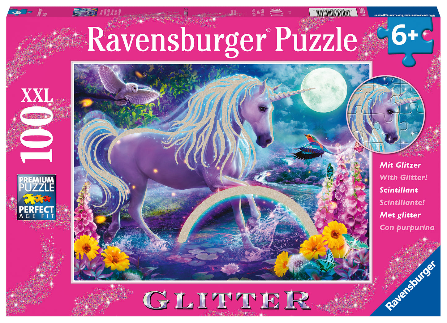 Ravensburger Glitter Unicorn 100pc