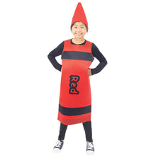Crayon Red Child Tabard Costume - One Size