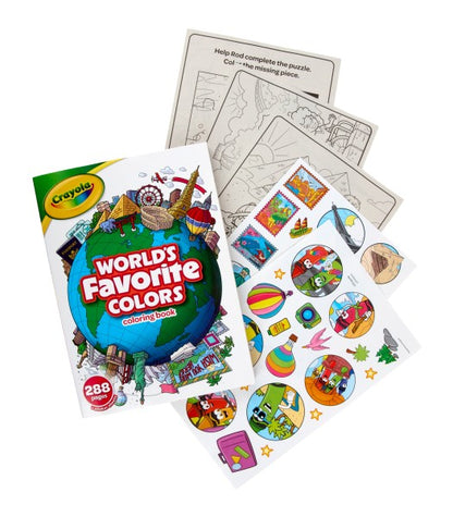 Crayola 288pg World's Favorite Colors Coloring Book