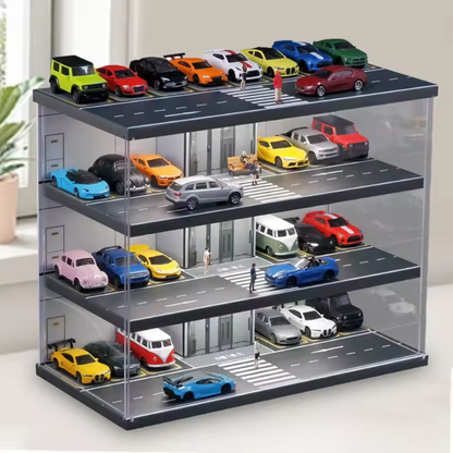 Diorama 1:64 Elevator Parking Lot with Light and Dust Cover