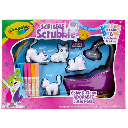 Crayola Scribble Scrubbies Pets Bathtub Play Set