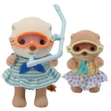Sylvanian Families Sea Otter Sisters - Splashy Snorkel Set