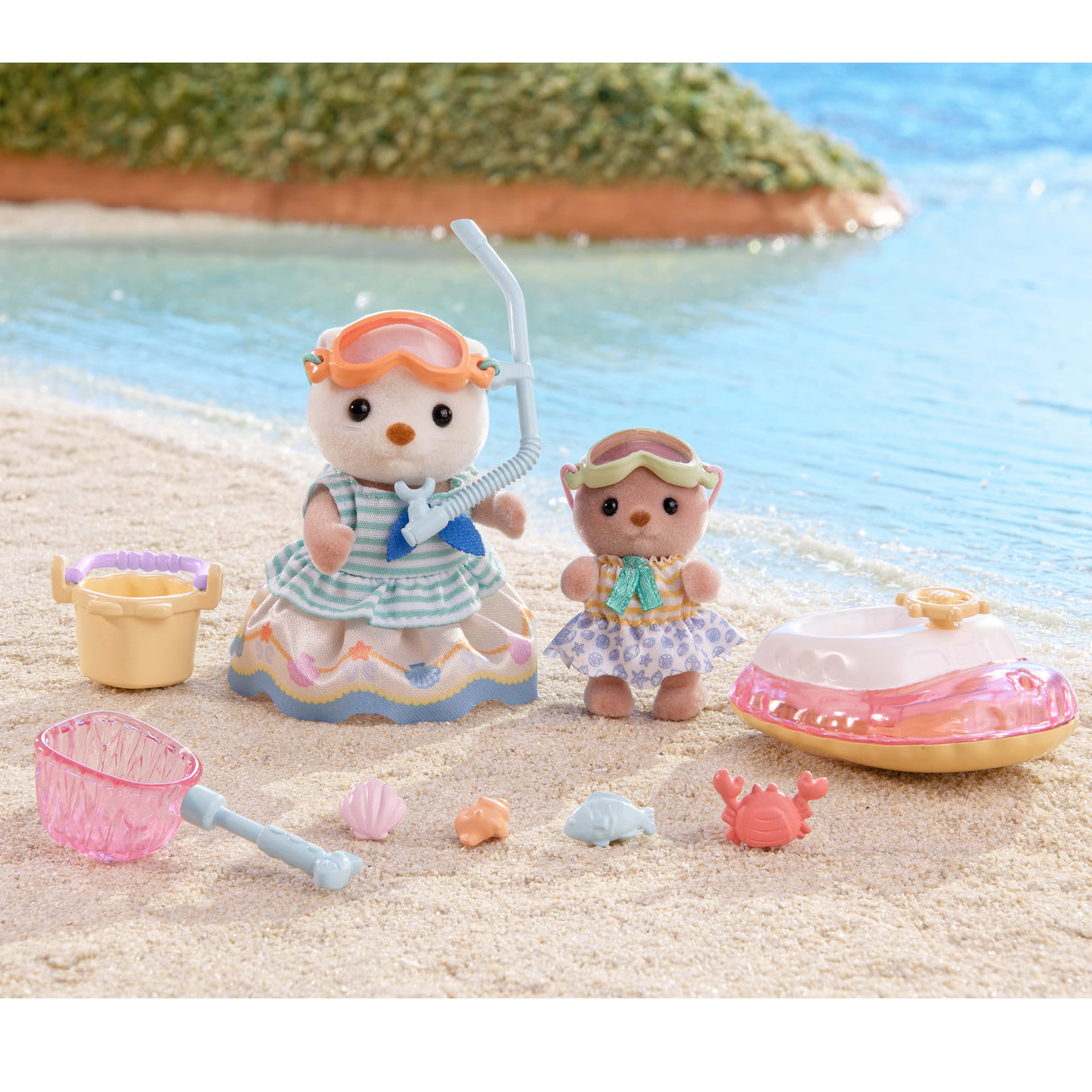 Sylvanian Families Sea Otter Sisters - Splashy Snorkel Set