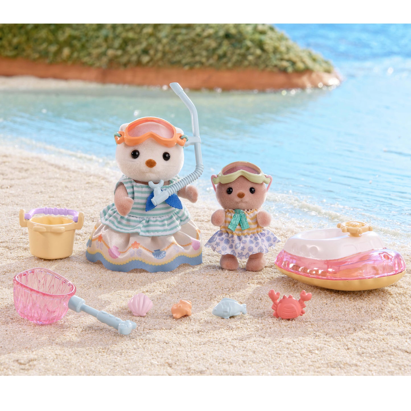 Sylvanian Families Sea Otter Sisters - Splashy Snorkel Set