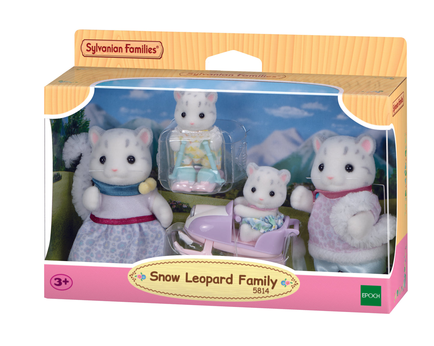 Sylvanian Families Snow Leopard Family