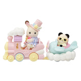 Sylvanian Families Amusement Park Ride Set -Plane & Train