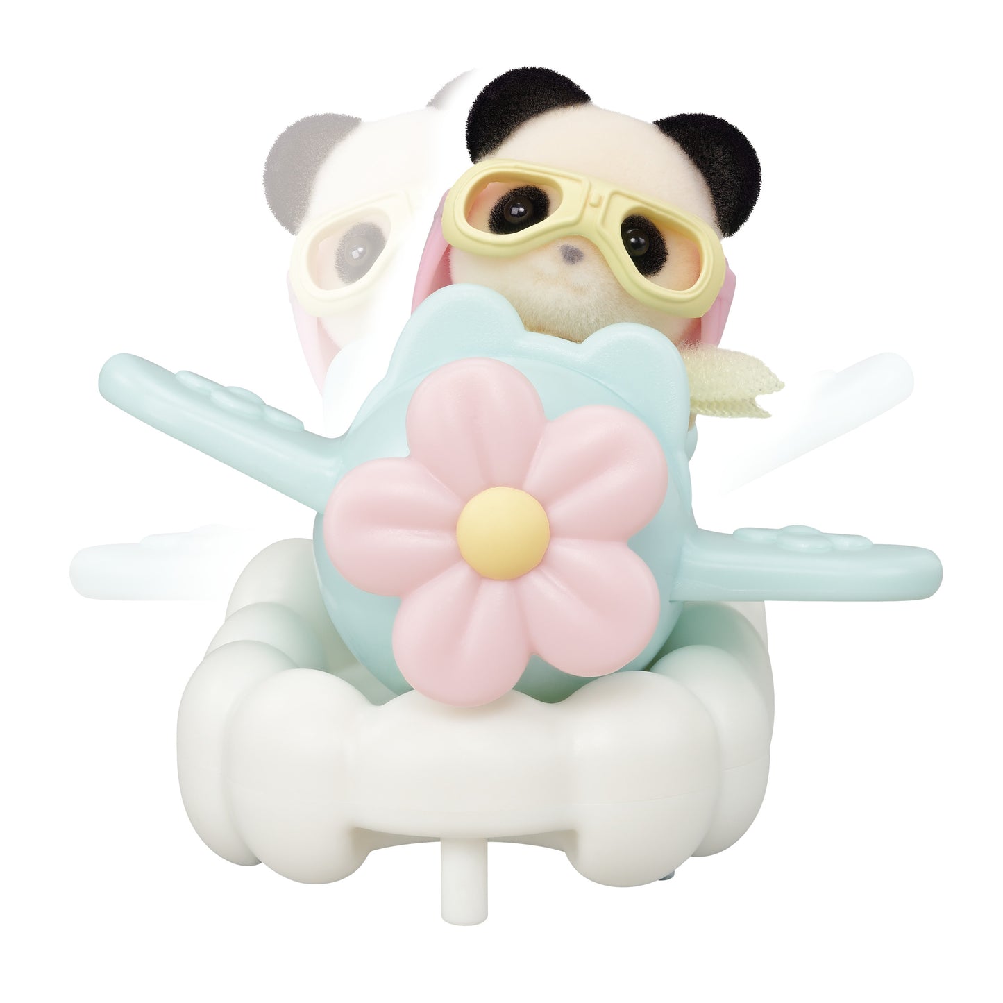 Sylvanian Families Amusement Park Ride Set -Plane & Train