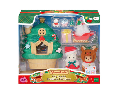 Sylvanian Families Baby Santa's Christmas Tree House