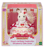 Sylvanian Families Freya's Birthday - Strawberry Cake Dress