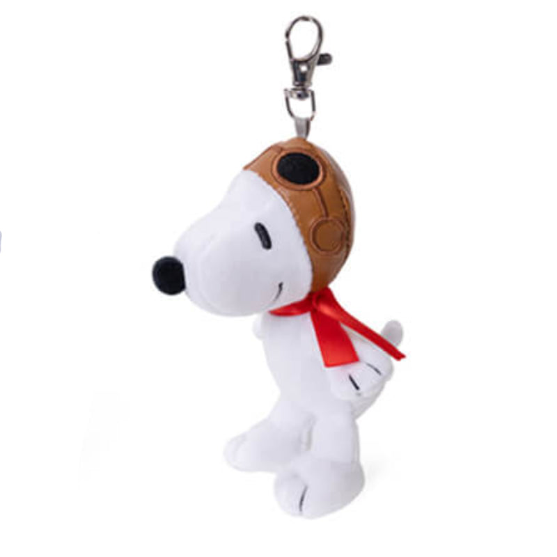 Peanuts Snoopy Plush Keyrings Snoopy Flying Ace