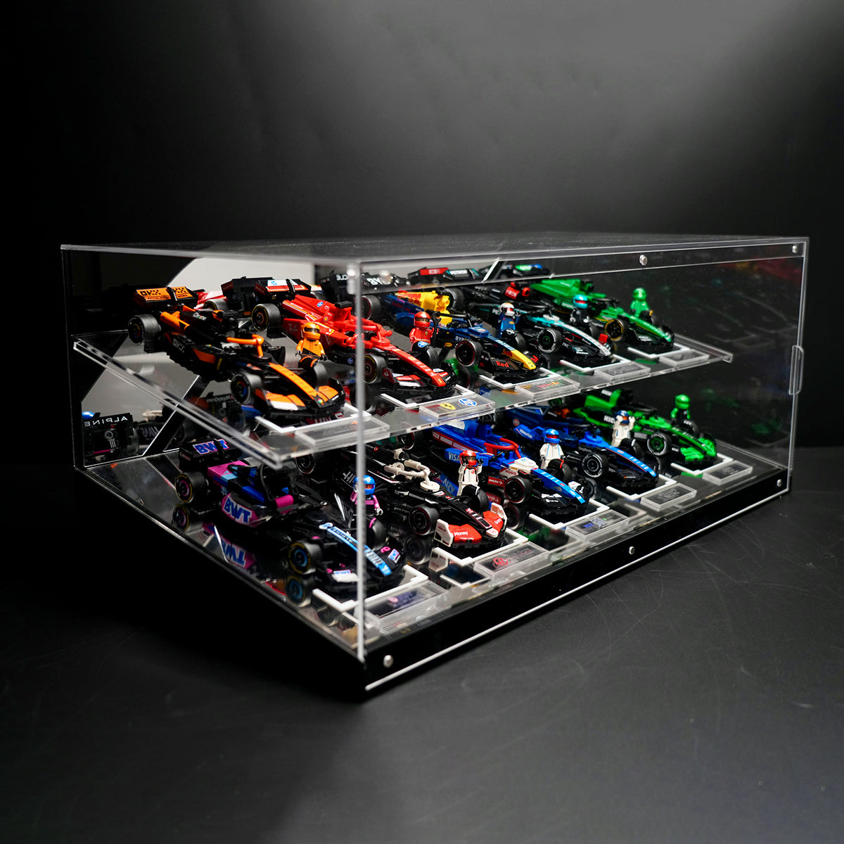 Display Case For LEGO® Speed Champions F1 cars – Toys
