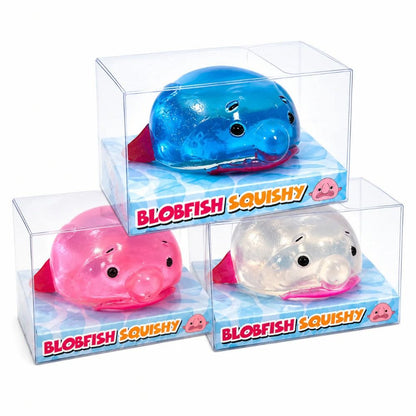 Squishy Translucent 13cm Blobfish Assorted