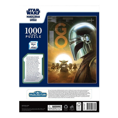 Harlington Kinkade Mandalorian Grogu 1000 Pce Puzzle