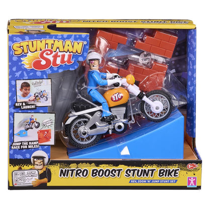 Stuntman Stu Nitro Boost Stunt Bike Figure