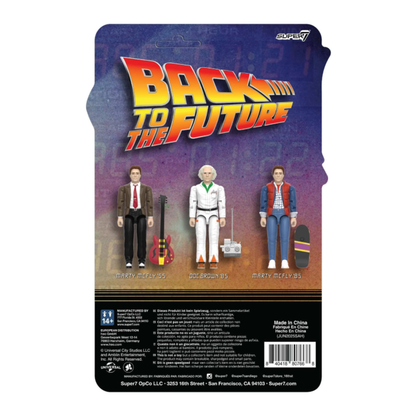 Back To The Future Doc Brown '85 Reaction+ Figure