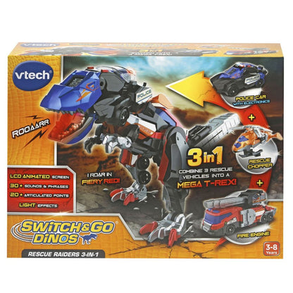 Vtech Switch & Go Dinos Rescue Raiders 3-in-1