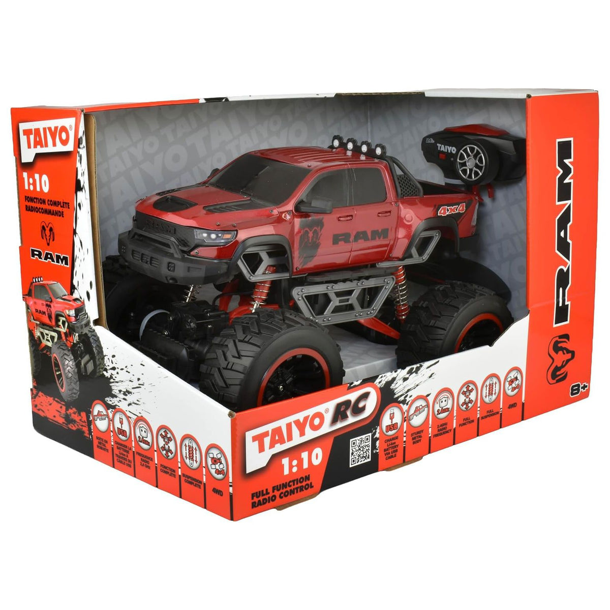 Taiyo Radio Control 1:10 Licensed Metal + 4WD RAM boxed