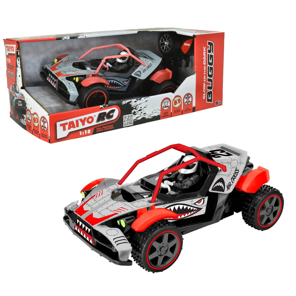 Taiyo Radio Control 1:18 Glow Racers Air Cross