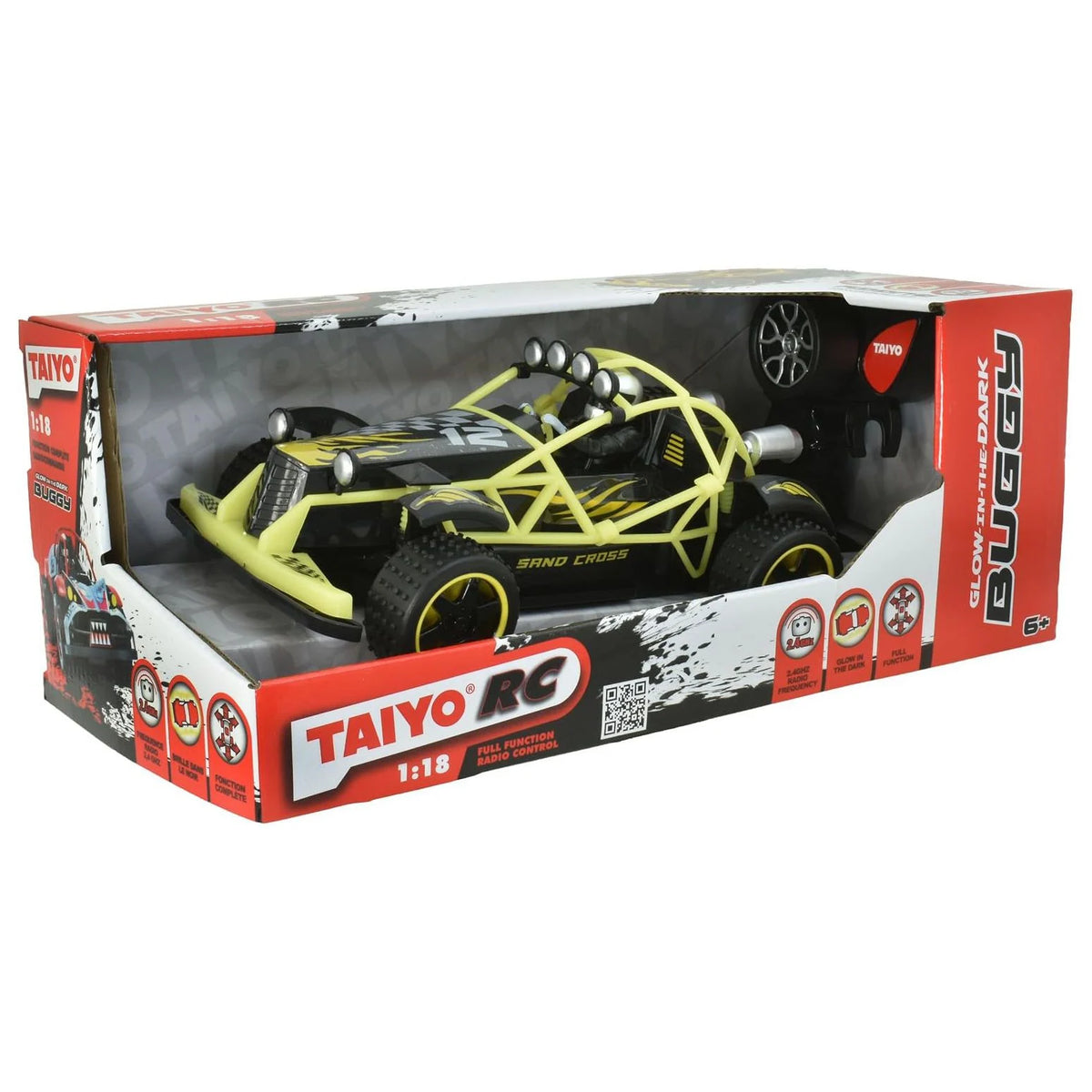 Taiyo Radio Control 1:18 Glow Racers Sand Cross boxed