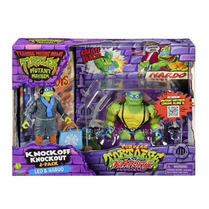 Teenage Mutant Ninja Turtles Knock Off Knockout 2 Pack Leo And Nardo