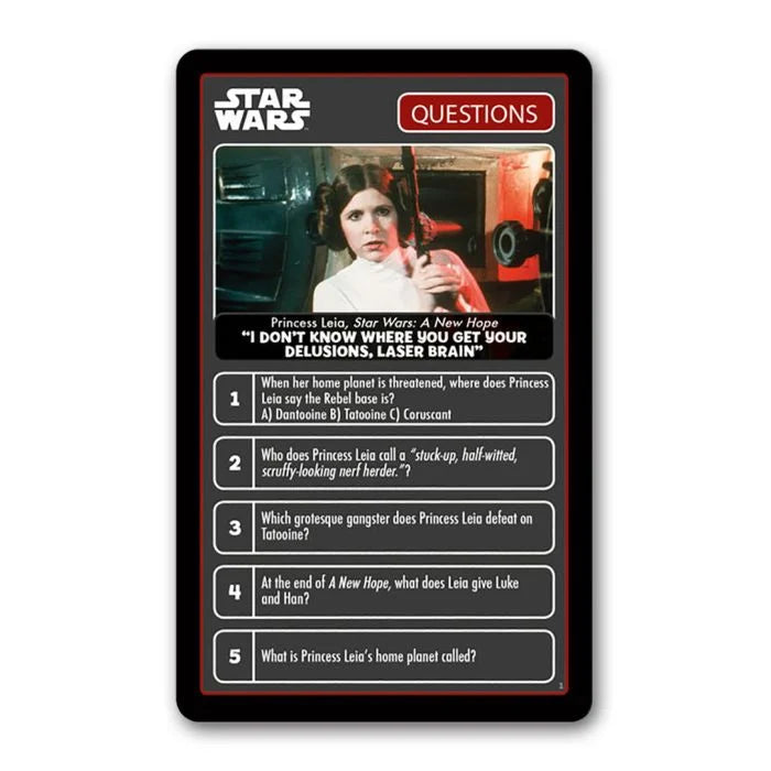 Top Trumps Quiz Star Wars