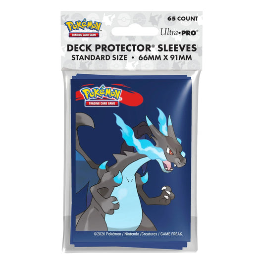 Ultra Pro Pokemon Energy 65ct Deck Protector Sleeves Mega Charizard X