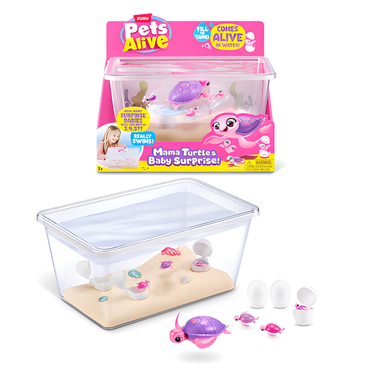 Pets Alive Mama Turtle Surpise Playset