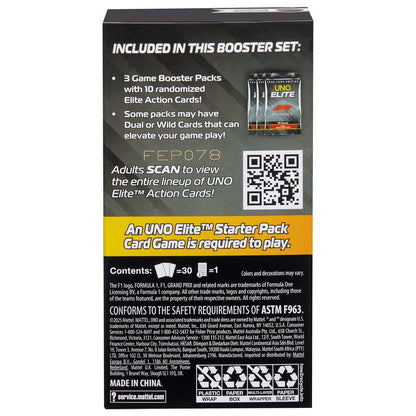 UNO Elite Formula 1 2025 Core Edition Booster Set