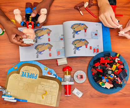 Pantasy Popeye With Olive Figure Set (1209 Pieces)