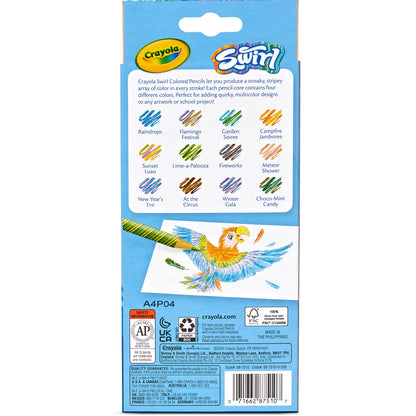 Crayola 12pc Swirl Pencils
