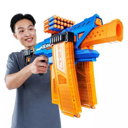 X-SHOT Insanity Motorised Clip Blaster with 72 Darts