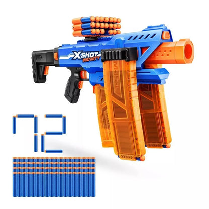X-SHOT Insanity Motorised Clip Blaster with 72 Darts