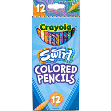 Crayola 12pc Swirl Pencils